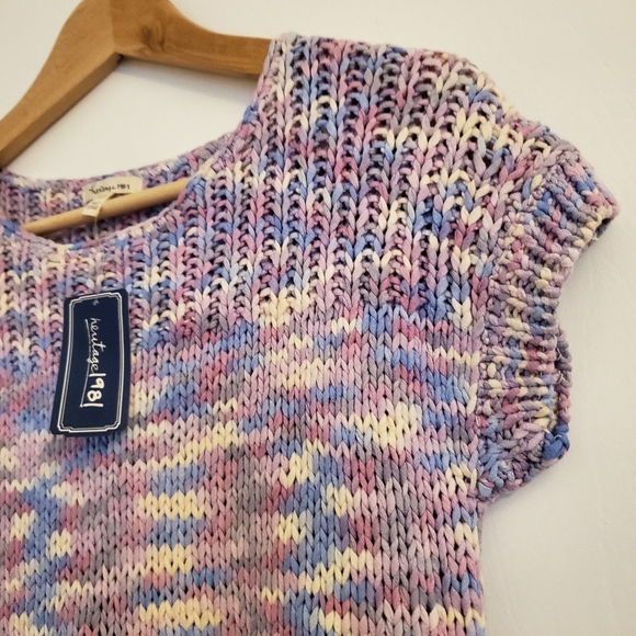 Multicolor Knitted sweater top - Picture 2 of 5
